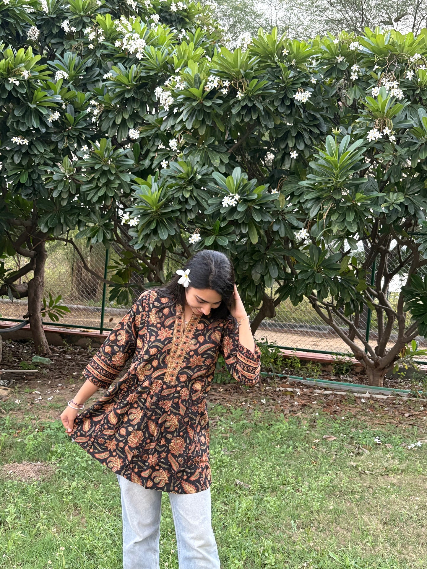 Bagru Style Top