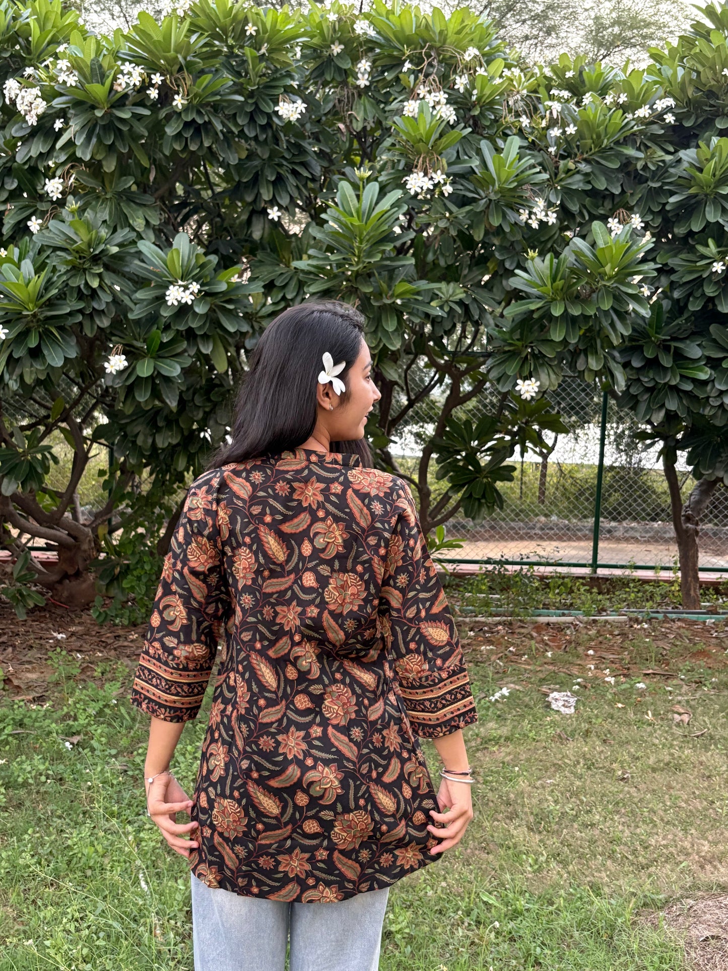 Bagru Style Top